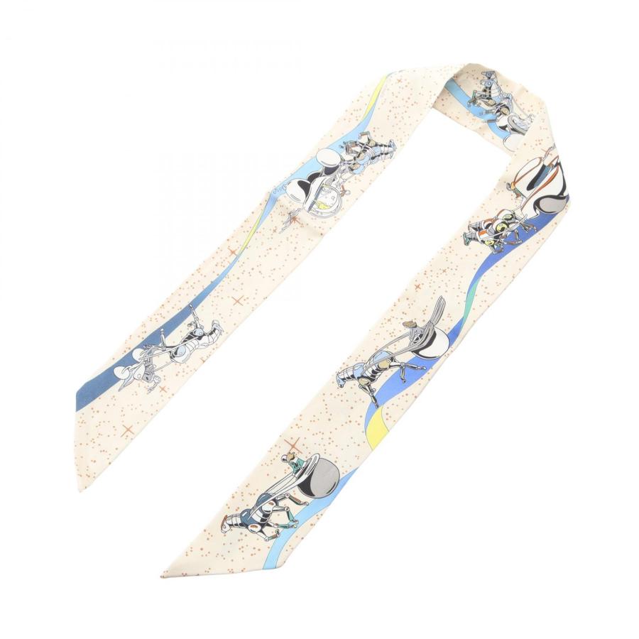 HERMES（エルメス） ツイリー SPACE DERBY リボン ブランドオフ シルク