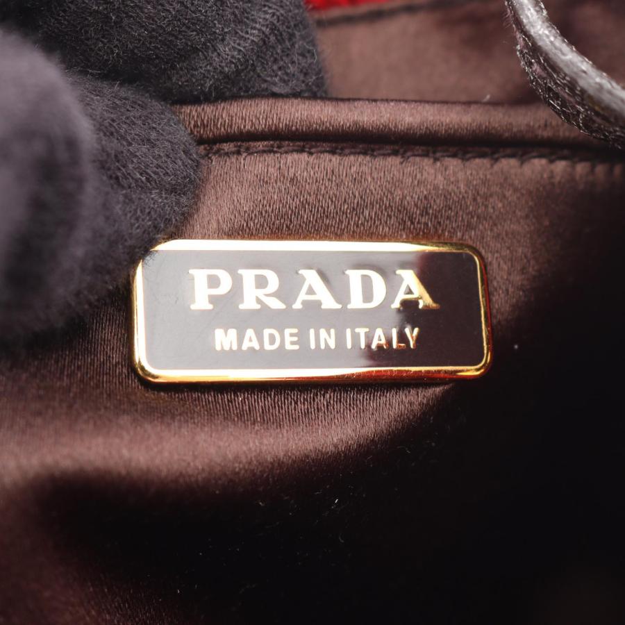 PRADA（プラダ） 巾着 ポーチ ブランドオフ ファブリック ハンドバッグ