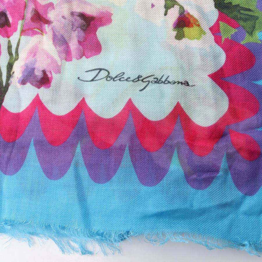 ドルチェ&ガッバーナDOLCE & GABBANA花柄大判ストール125ｘ205 ドルチェアンドガッバーナ 花柄 ブランドオフ DOLCE & GABBANA その他