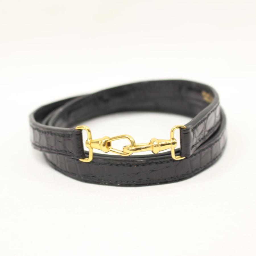 エルメス ショルダーストラップ ブラック ゴールド金具 クロコダイルレザー ランクa ブランドオフ Yahoo 店 通販 Yahoo ショッピング