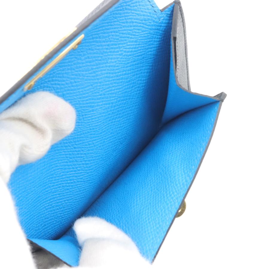 HERMES エルメス ケリーポケット コンパクト ブラック系 ネイビー系  