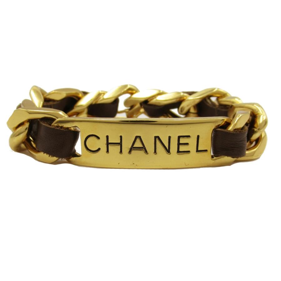 CHANELブレスレットヴィンテージブラウン