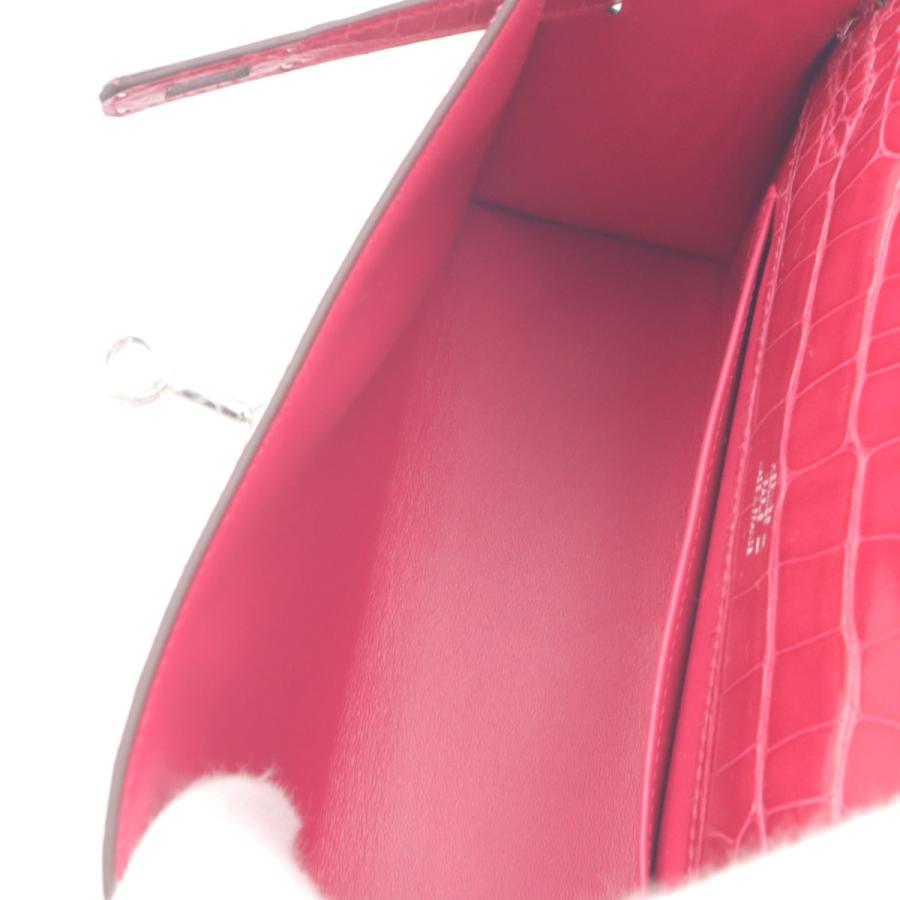 HERMES エルメス ハンドバッグ ポシェットケリー ピンク系 