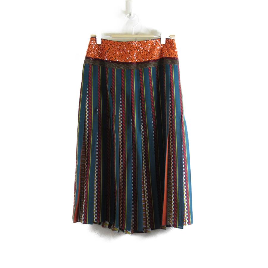 Tory Burch トリーバーチ スカート マルチカラー シルク 中古  