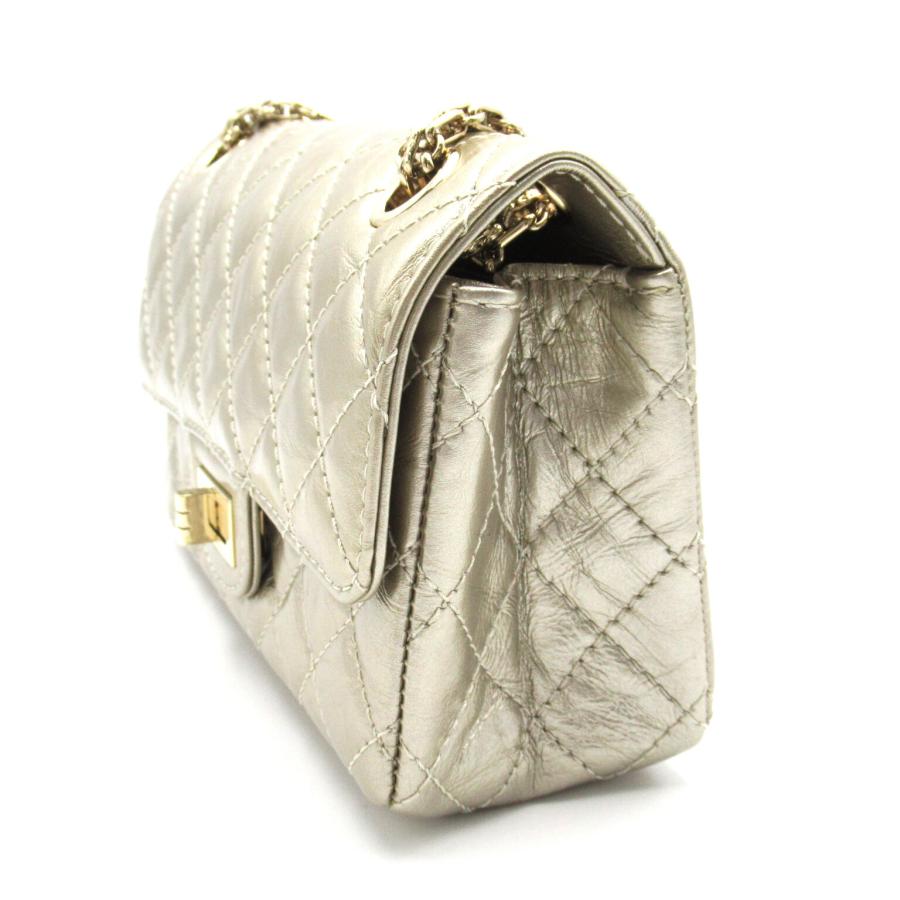 CHANEL シャネル ショルダーバッグ 2.55チェーン ゴールド系 CHANEL シャネル ショルダーバッグ 2.55チェーン ゴールド系