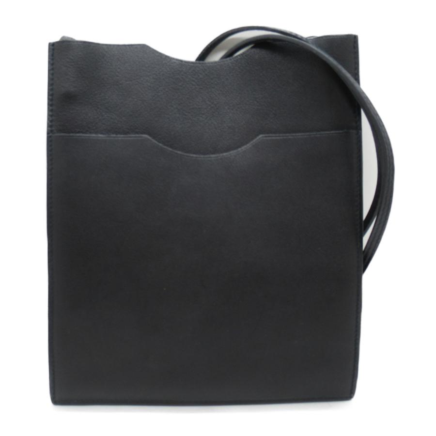 HERMES エルメス ショルダーバッグ オニメトゥ2 ブラック系 レザー 