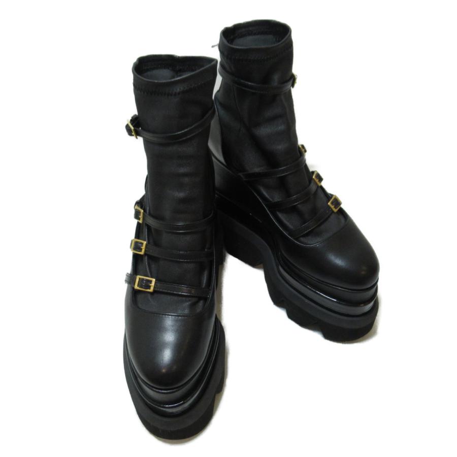 sacai Sacai サカイ ブーツ プラットフォームアンクルブーツ sacai Sacai サカイ ブーツ プラットフォームアンクルブーツ