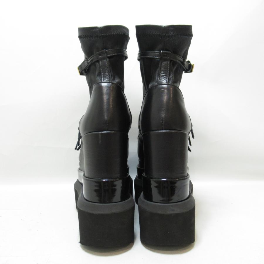 sacai Sacai サカイ ブーツ プラットフォームアンクルブーツ sacai Sacai サカイ ブーツ プラットフォームアンクルブーツ