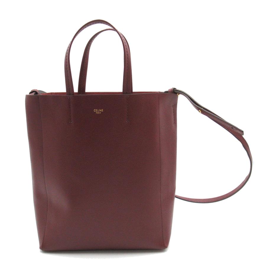 CELINE セリーヌ トートバッグ バーティカルカバスモール ボルドー系 