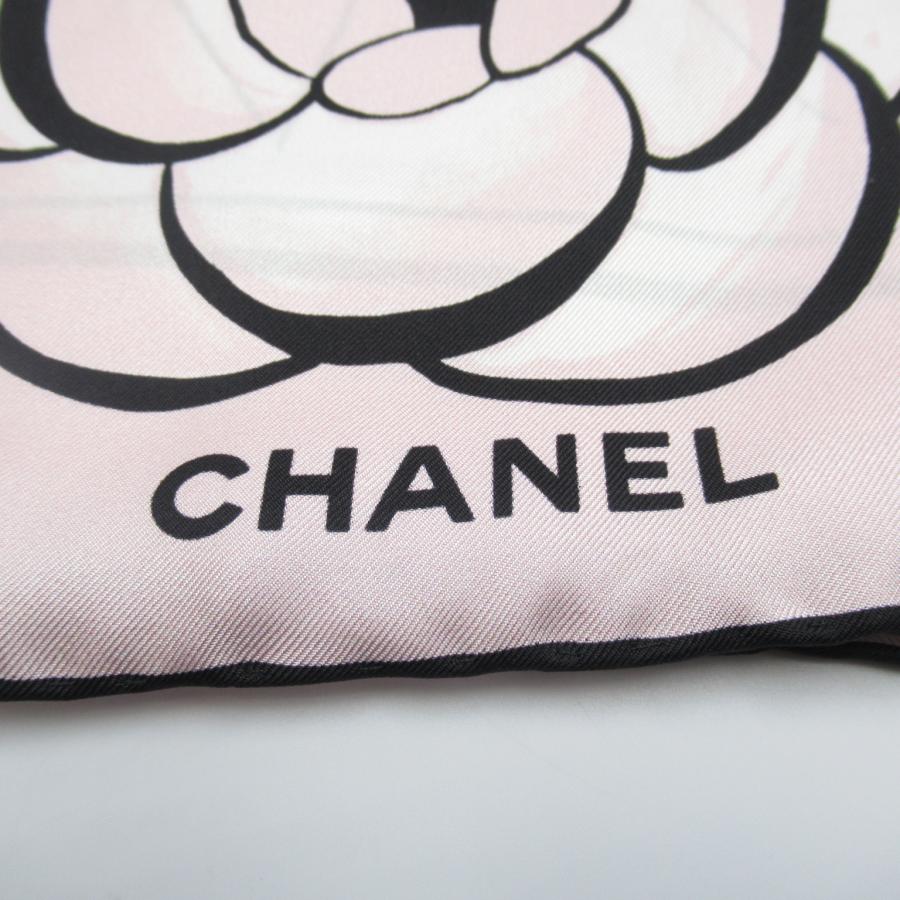 CHANEL シャネル スカーフ ピンク系 シルク 中古 レディース CHANEL シャネル スカーフ ピンク系 シルク 中古 レディース