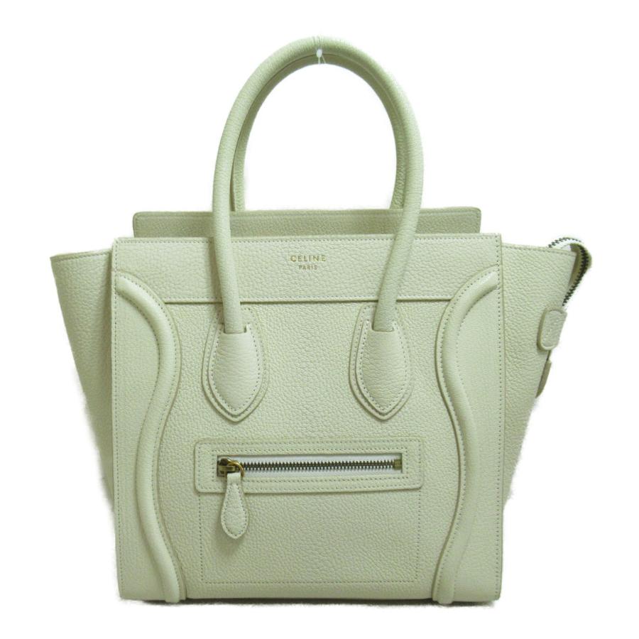 CELINE セリーヌ トートバッグ ラゲージ マイクロショッパー ホワイト 