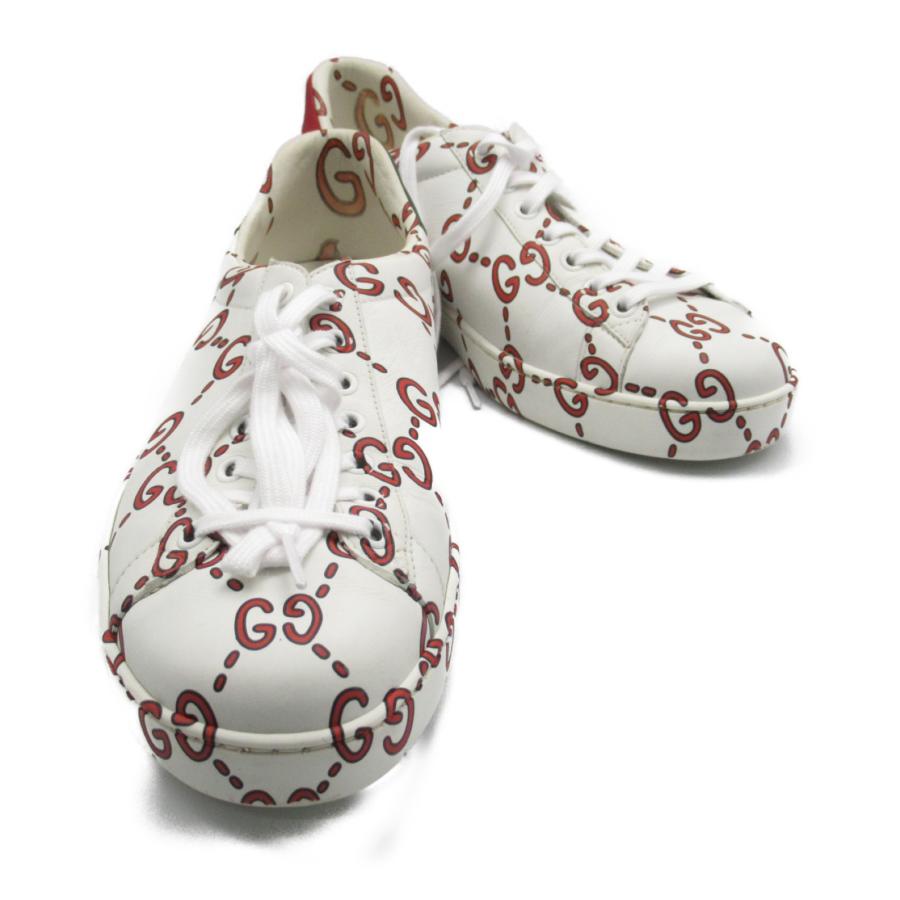 GUCCI グッチ GGシグネチャー ローカットスニーカー ブランドオフ  