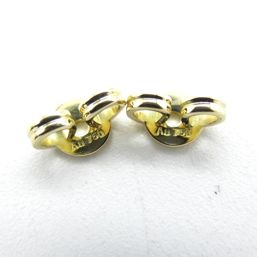 GUCCI グッチ K18YG スタッズピアス 片耳 イエローゴールド