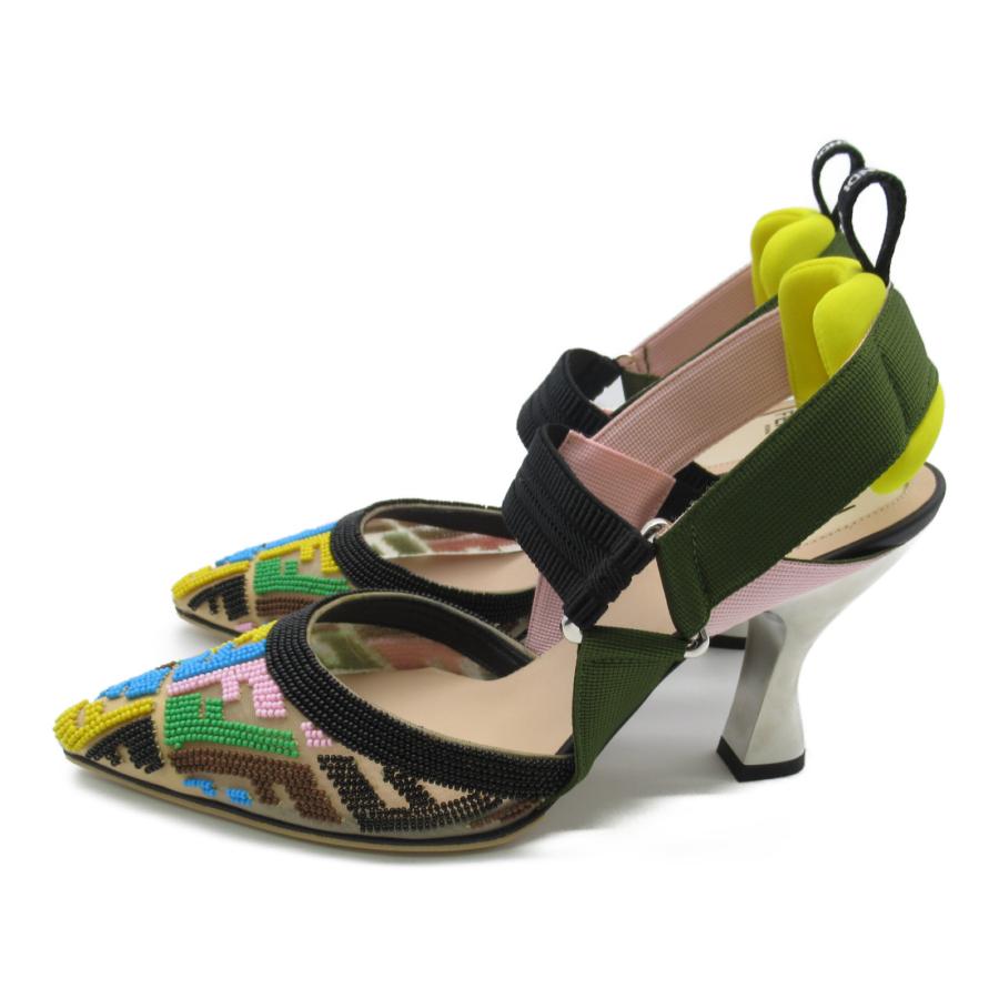 FENDI フェンディ パンプス コリブリ ブランドオフ その他 ビーズ 中古 