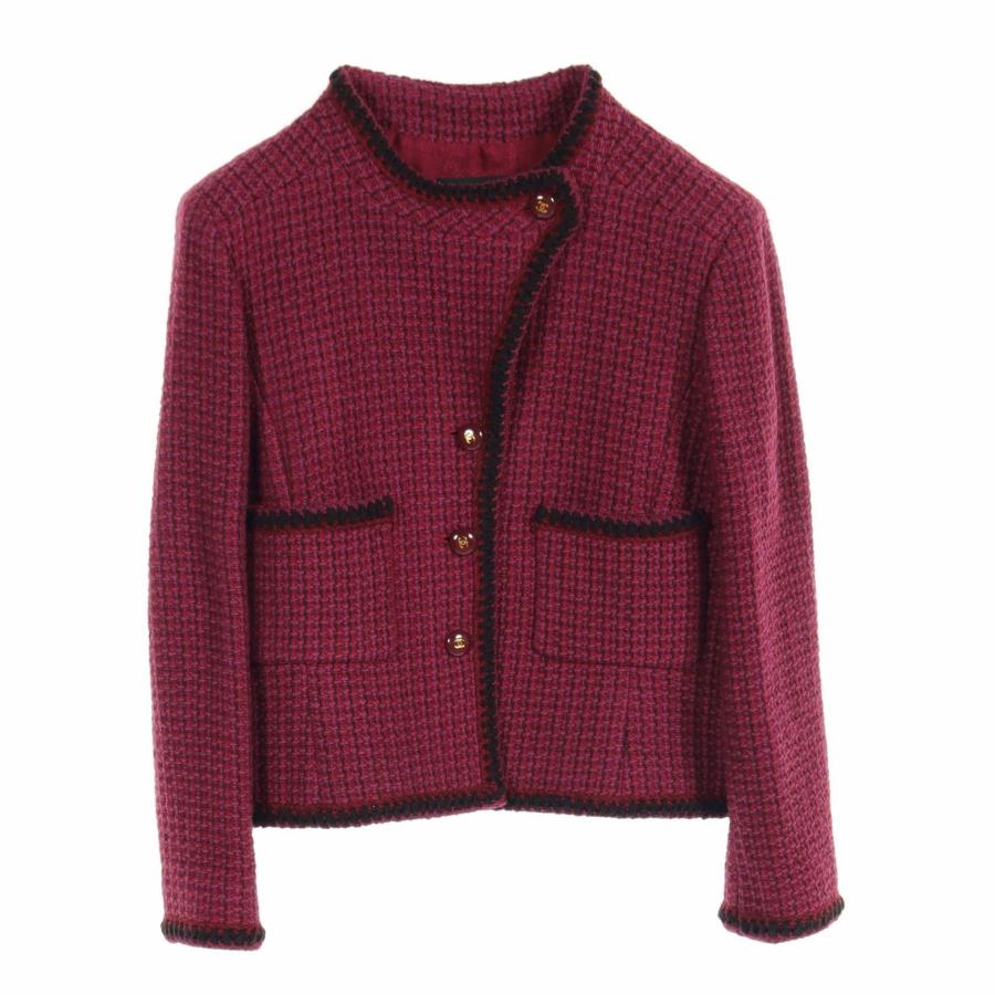 CHANEL シャネル ココマークボタン ブランドオフ ウール その他  