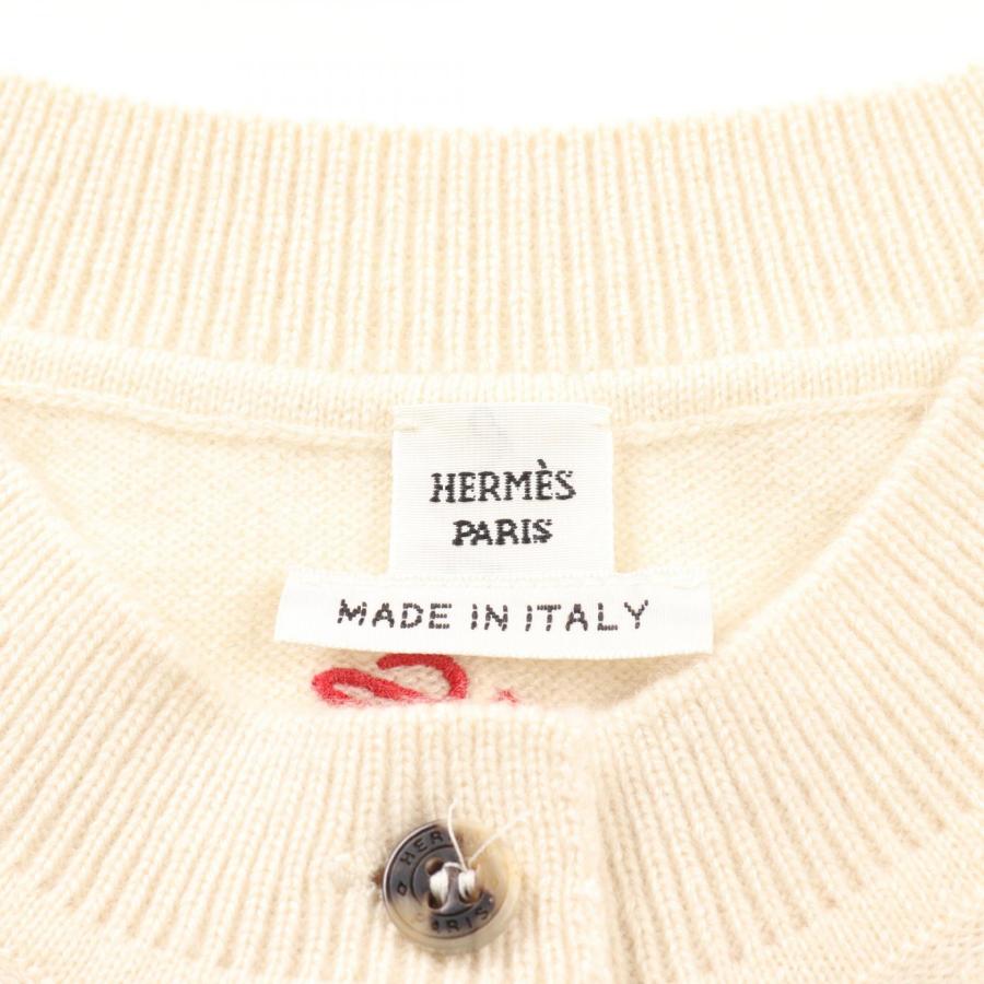 HERMES エルメス Poste et Cavalerie ブランドオフ カシミヤ 