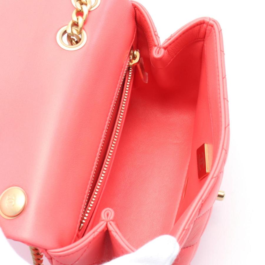 CHANEL（シャネル） ミニマトラッセ カメリア ブランドオフ レザー