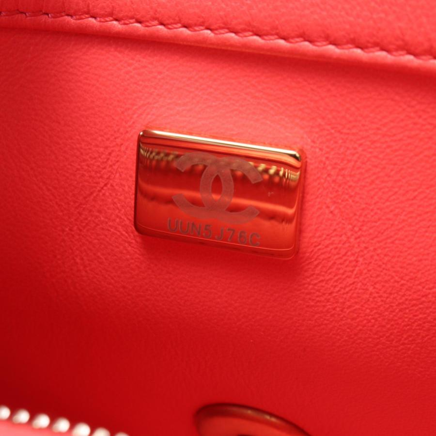 CHANEL（シャネル） ミニマトラッセ カメリア ブランドオフ レザー