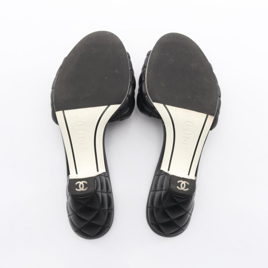 CHANEL♡シャネル マトラッセ ココマーク サンダル 正規品！ CHANEL（シャネル） マトラッセ ココマーク ブランドオフ レザー