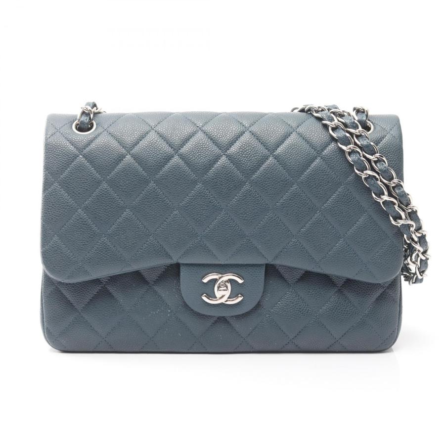 CHANEL クラシック マトラッセ キャビアスキン CHANEL（シャネル） デカマトラッセ30 クラシック ラージ Wフラップ