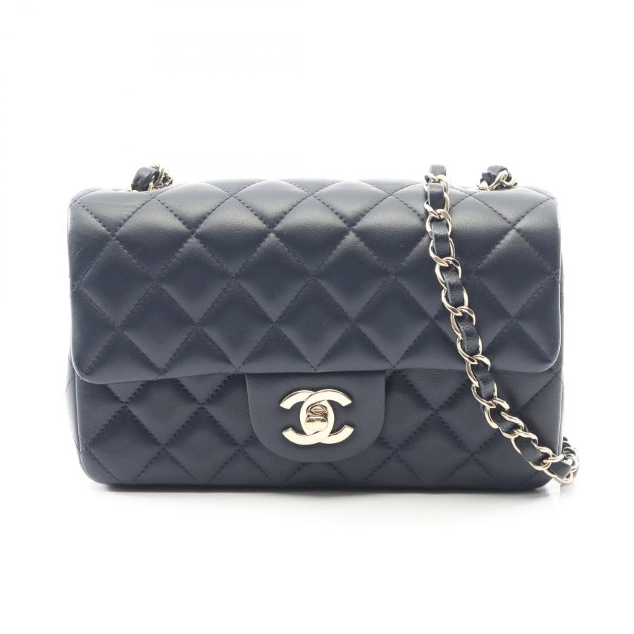 【美品】シールあり　シャネル　マトラッセ　ハンドバッグ　ラムスキン CHANEL（シャネル） ミニマトラッセ20 ブランドオフ ラムスキン（羊革