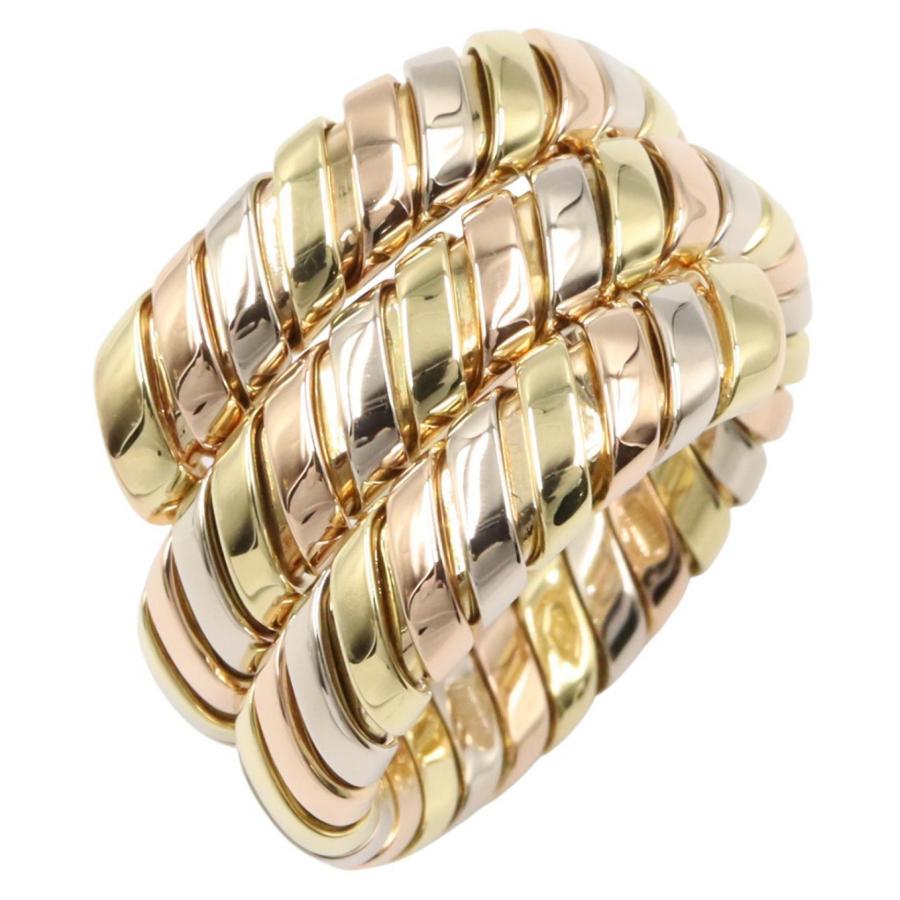 ブルガリトウボガススネークリング18金WG１３号 BVLGARI（ブルガリ） トゥボガス スネーク リング ブランドオフ