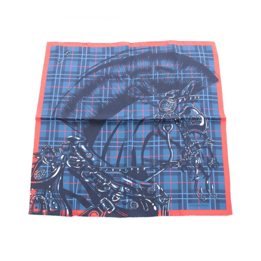 エルメス　プチカレ カレ45 CHEVAL PUNK スカーフ HERMES（エルメス） プチカレ カレ45 CHEVAL PUNK ブランドオフ シルク