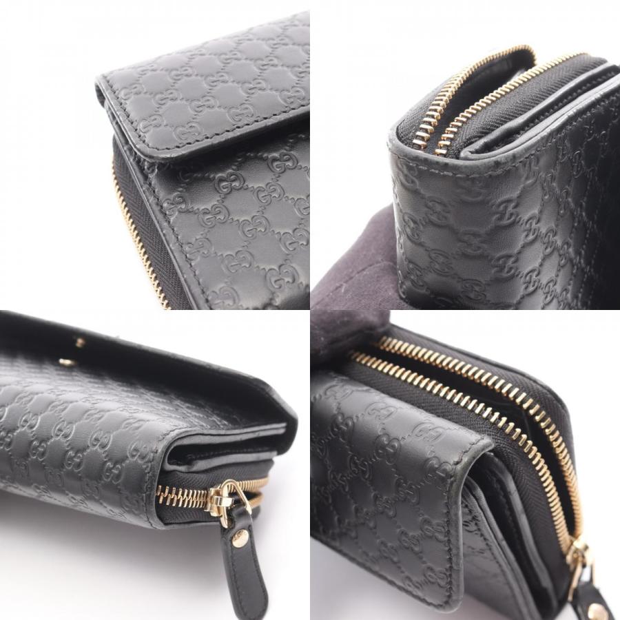 GUCCI（グッチ） マイクログッチシマ ブランドオフ レザー 三つ折り長