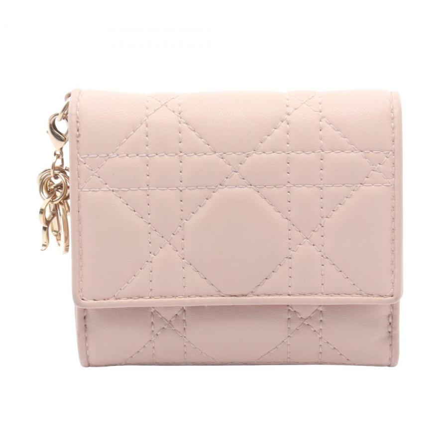 クリスチャンディオール LADY DIOR ロータスウォレット ブランドオフ