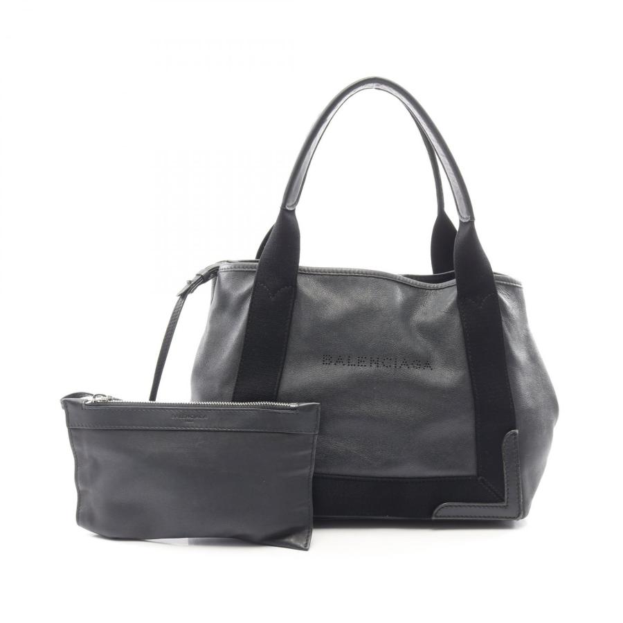 BALENCIAGA バレンシアガ ネイビーカバス S レザー トートバッグ BALENCIAGA（バレンシアガ） NAVY CABAS S ネイビーカバ ブランドオフ