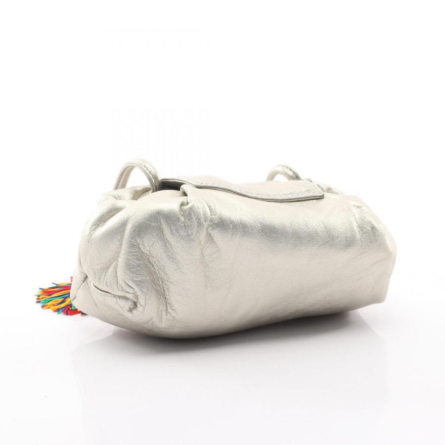 LOEWE（ロエベ） フリンジ ブランドオフ レザー ショルダーバッグ 