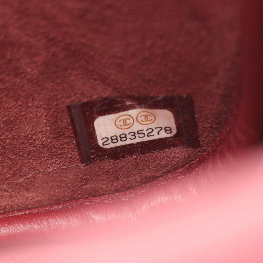 シャネル マトラッセ ブランドオフ CHANEL ラムスキン（羊革） ショルダーバッグ カーフレザー 中古 レディース_4