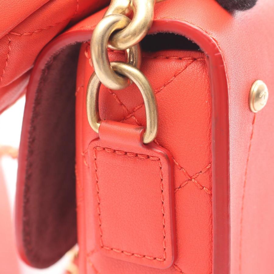 シャネル マトラッセ ブランドオフ CHANEL ラムスキン（羊革） ショルダーバッグ カーフレザー 中古 レディース_7