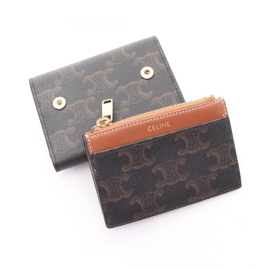 CELINE（セリーヌ） トリオンフ コンパクトウォレット ブランドオフ