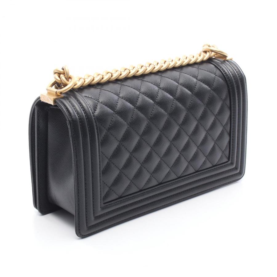 CHANEL（シャネル） ボーイシャネル ブランドオフ キャビアスキン(グレ