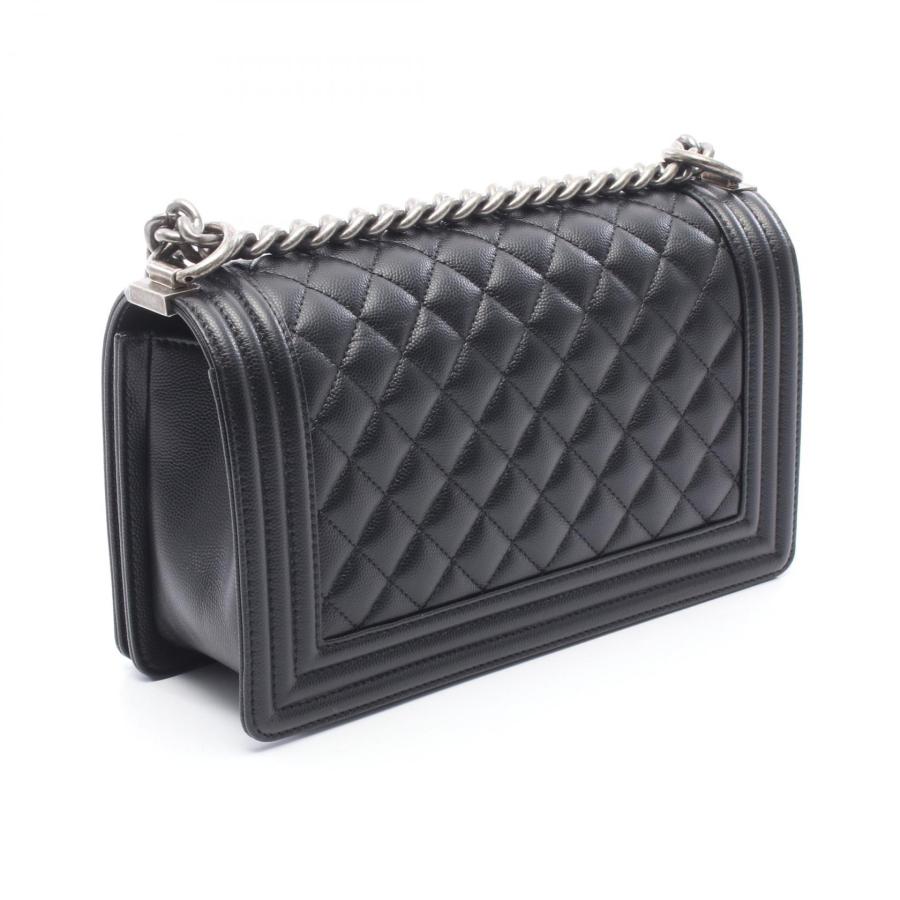 CHANEL（シャネル） ボーイシャネル ブランドオフ キャビアスキン(グレ