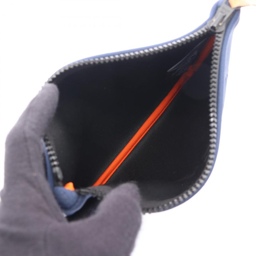 エルメス ネオバン タラサ PM ブラック金具 ネイビー ポーチ クラッチバッグ HERMES（エルメス） 爆買 ネオバン タラサPM ブランドオフ ナイロン