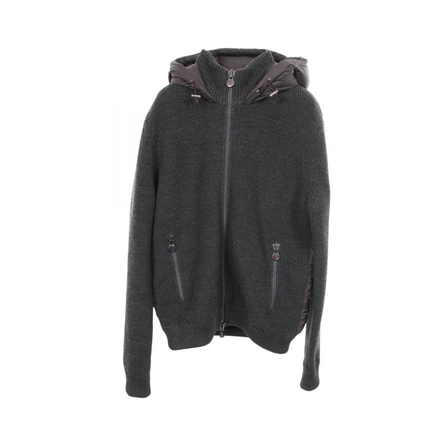 MONCLER（モンクレール） ニット切替 フード付き ブランドオフ