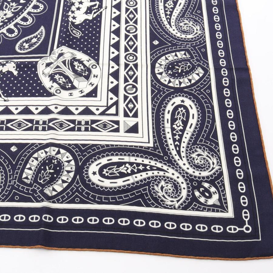 HERMES（エルメス） カレジェアン カレ140 Cheval de Coeur Bandana