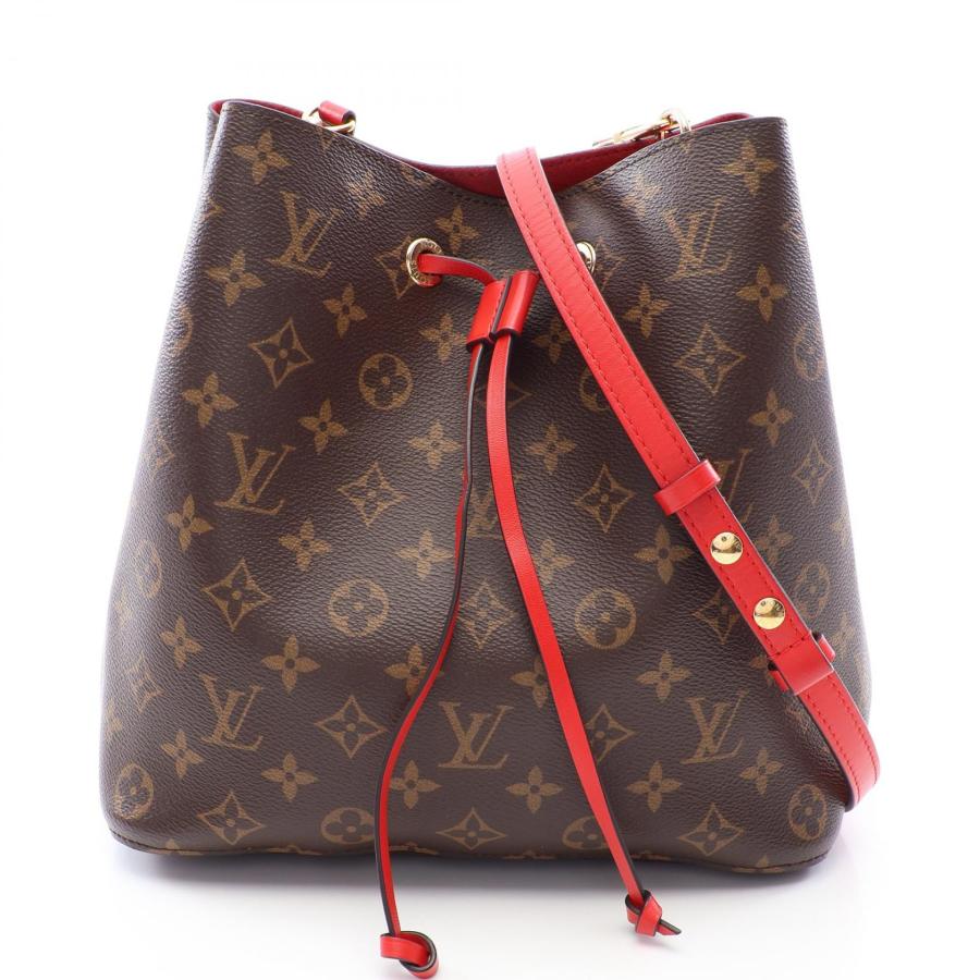 ヴィトン☆ネオノエ/モノグラム×コクリコ/2wayバッグ/赤 LOUIS VUITTON（ルイ・ヴィトン） ネオノエ モノグラム コクリコ