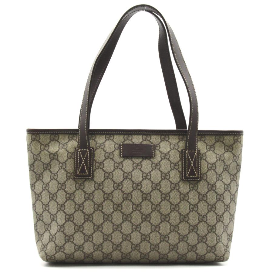 GUCCI グッチ トートバッグ GGスプリーム ベージュ系 PVC GUCCI グッチ トートバッグ GGスプリーム ベージュ系 PVC