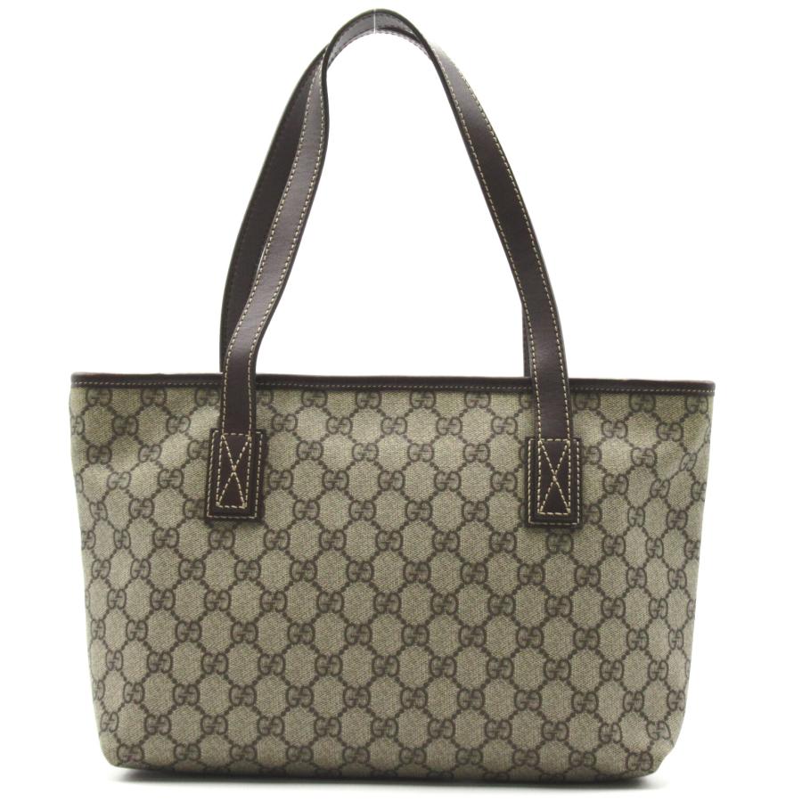 GUCCI グッチ トートバッグ GGスプリーム ベージュ系 PVC GUCCI グッチ トートバッグ GGスプリーム ベージュ系 PVC