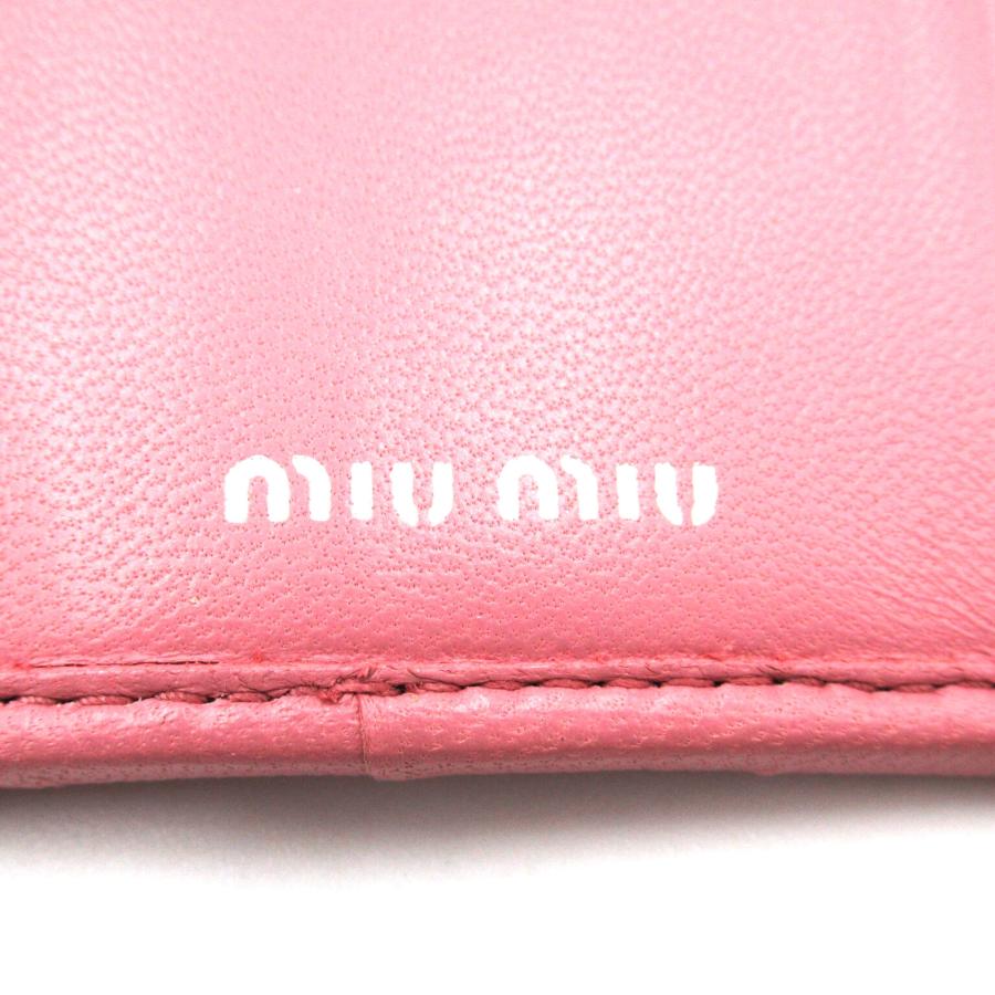 Miu ミュウ キーケース イントレッチオ 6連キーケース ピンク系 Miu ミュウ キーケース イントレッチオ 6連キーケース ピンク系