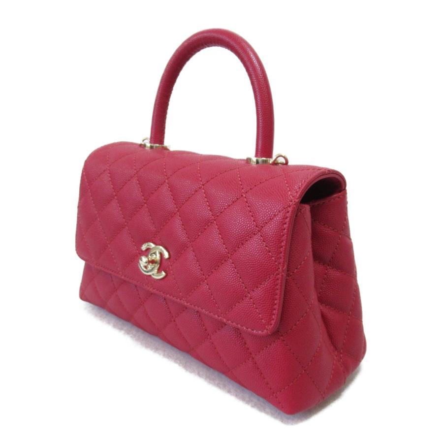 CHANEL シャネル 2wayショルダーバッグ ココハンドルXS レッド系 CHANEL シャネル 2wayショルダーバッグ ココハンドルXS レッド系