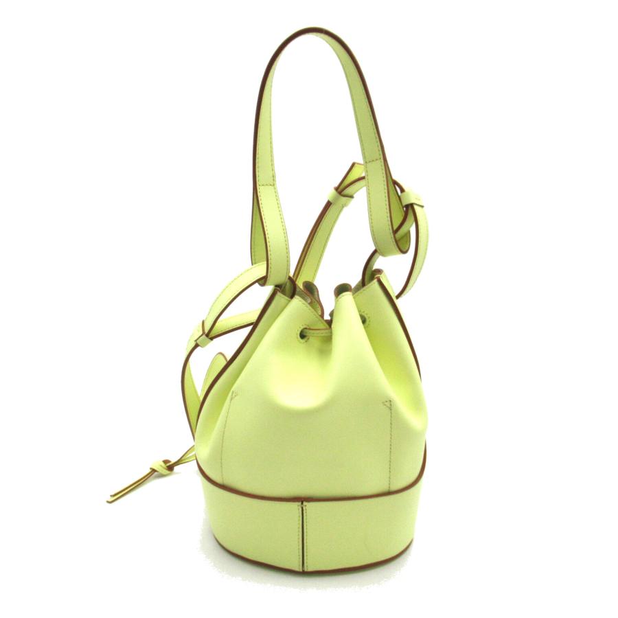 LOEWE ロエベ スモールバルーン ブランドオフ レザー ショルダーバッグ