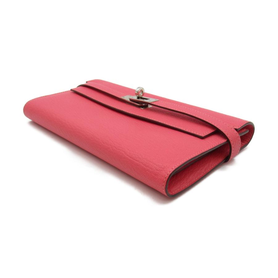 HERMES エルメス ケリーウォレット ローズリップスティック ブランド 