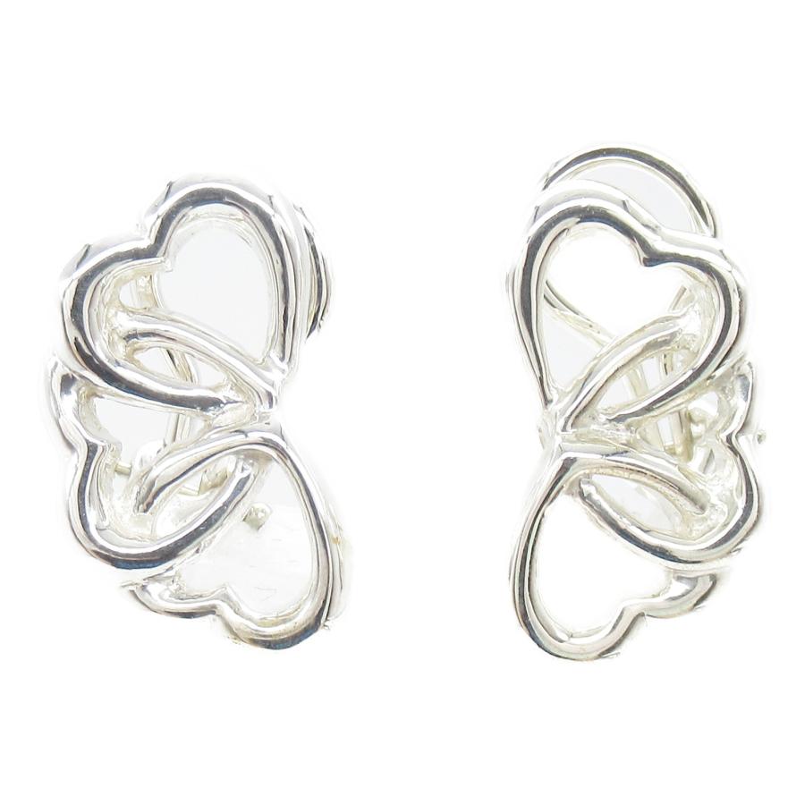 ティファニー トリプルハートイヤリング ブランドオフ TIFFANY＆CO  