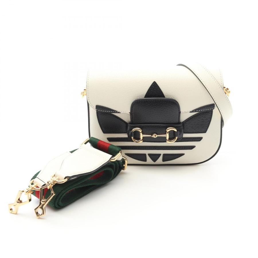 GUCCI（グッチ） × adidas ホースビット 1955 ブランドオフ レザー
