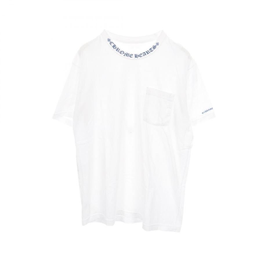 美品✴︎クロムハーツ　半袖　Tシャツ 爆買 クロムハーツ ネックロゴ ブランドオフ CHROME HEARTS コットン