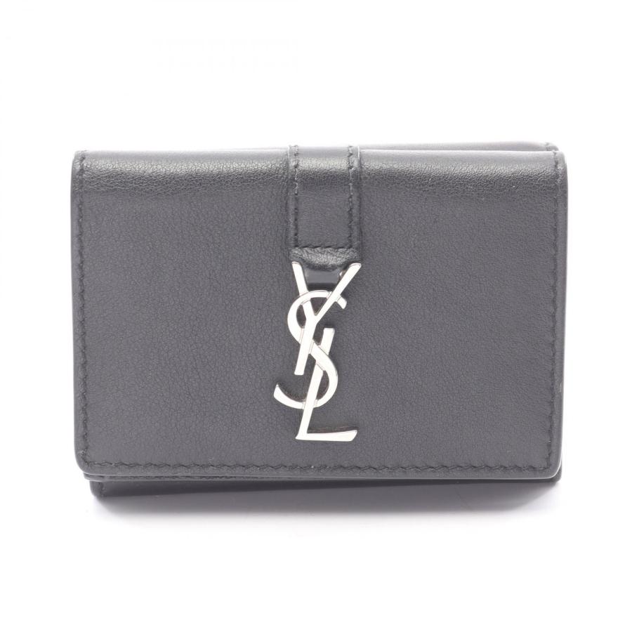 【Saint Laurent】オリガミ タイニーウォレット 三つ折り財布 SAINT LAURENT 中古 サンローラン 三つ折り財布 レディース ブランド